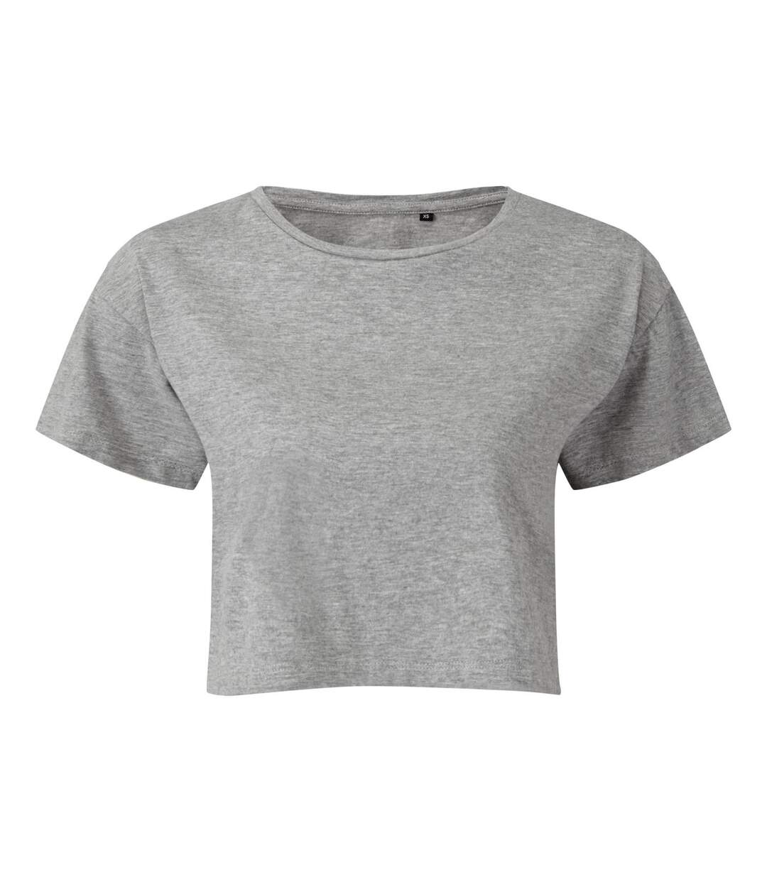 TriDri Womens/Ladies TriDri Crop Top (Heather Gray)