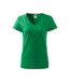 T-shirt Motif/style Rêve Femme Vert Malfini-1