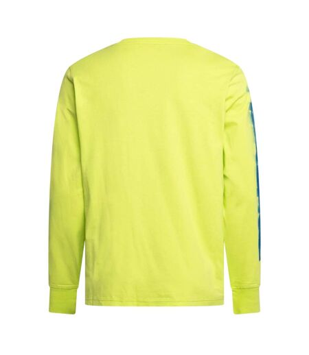 T-shirt Manches Longues T-just Homme Vert Fluo Diesel