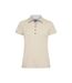Womens/ladies Advantage Premium Polo Shirt Beige Cutter & Buck-1