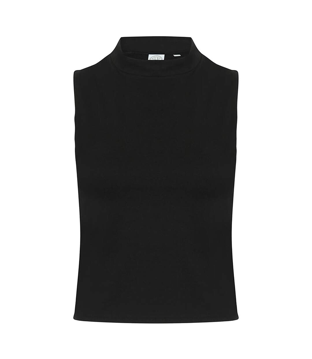 Débardeur à col haut femme noir Skinni Fit-1