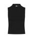 Skinni Fit Womens/Ladies High Neck Crop Sleeveless Vest Top (Black) - UTRW5494