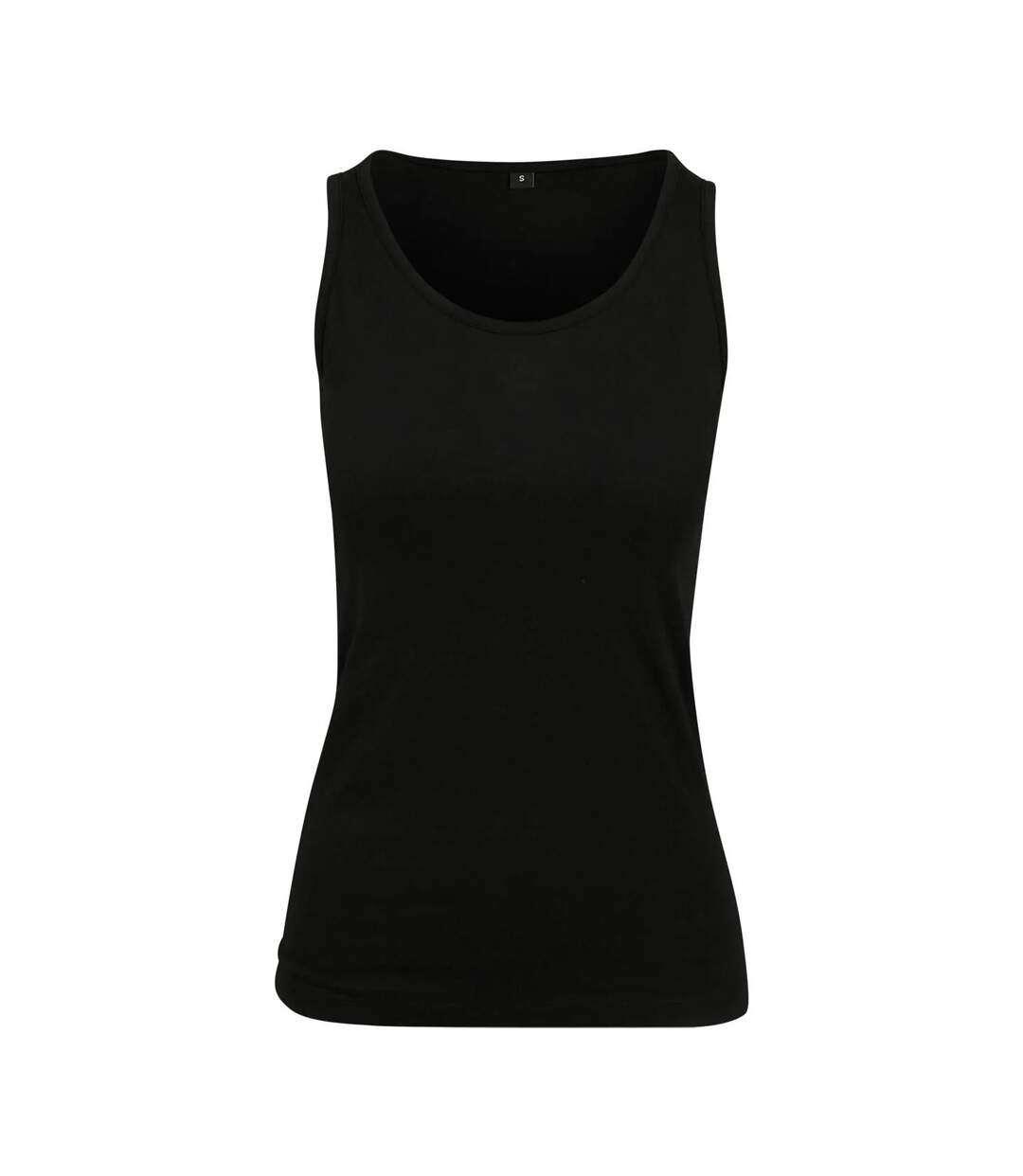 Womens/ladies Merch Tank Top Black Build Your Brand-1