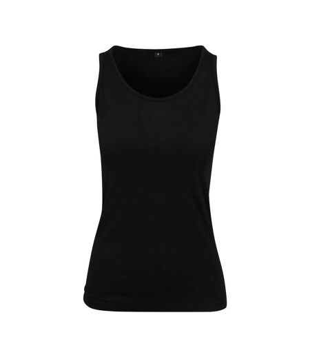 Womens/ladies Merch Tank Top Black Build Your Brand