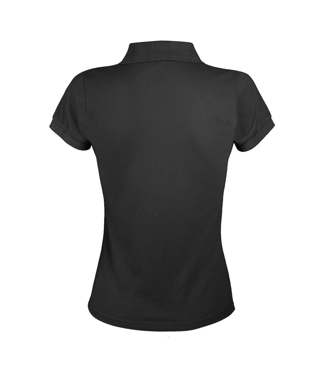 Polo manches courtes prime femme gris foncé SOLS