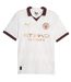 Mens Manchester City Fc Replica Football Shirt White Brown Puma-2