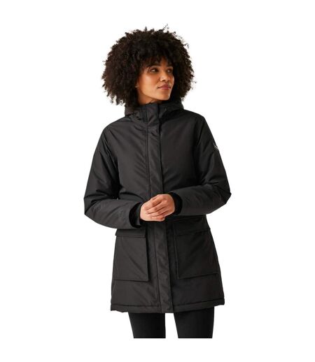 Womens/ladies Voltera Heated Waterproof Jacket Black Regatta