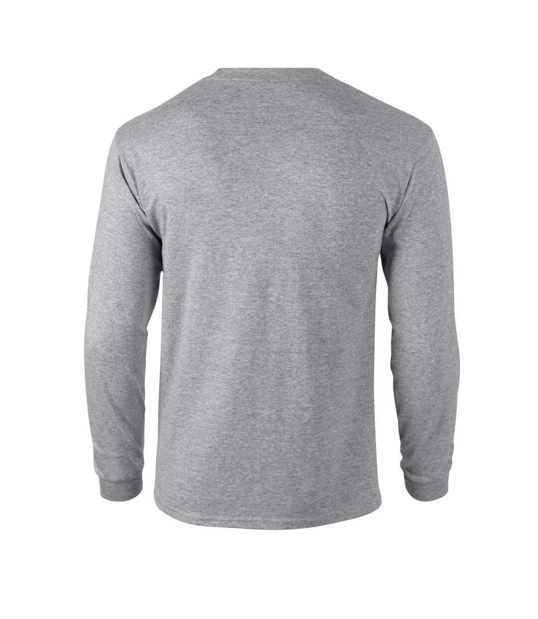 T-shirt Adulte Gris Chiné Gildan-2