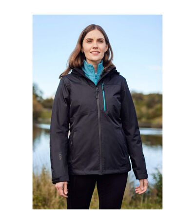 Veste imperméable rainforest extreme femme noir vif Mountain Warehouse