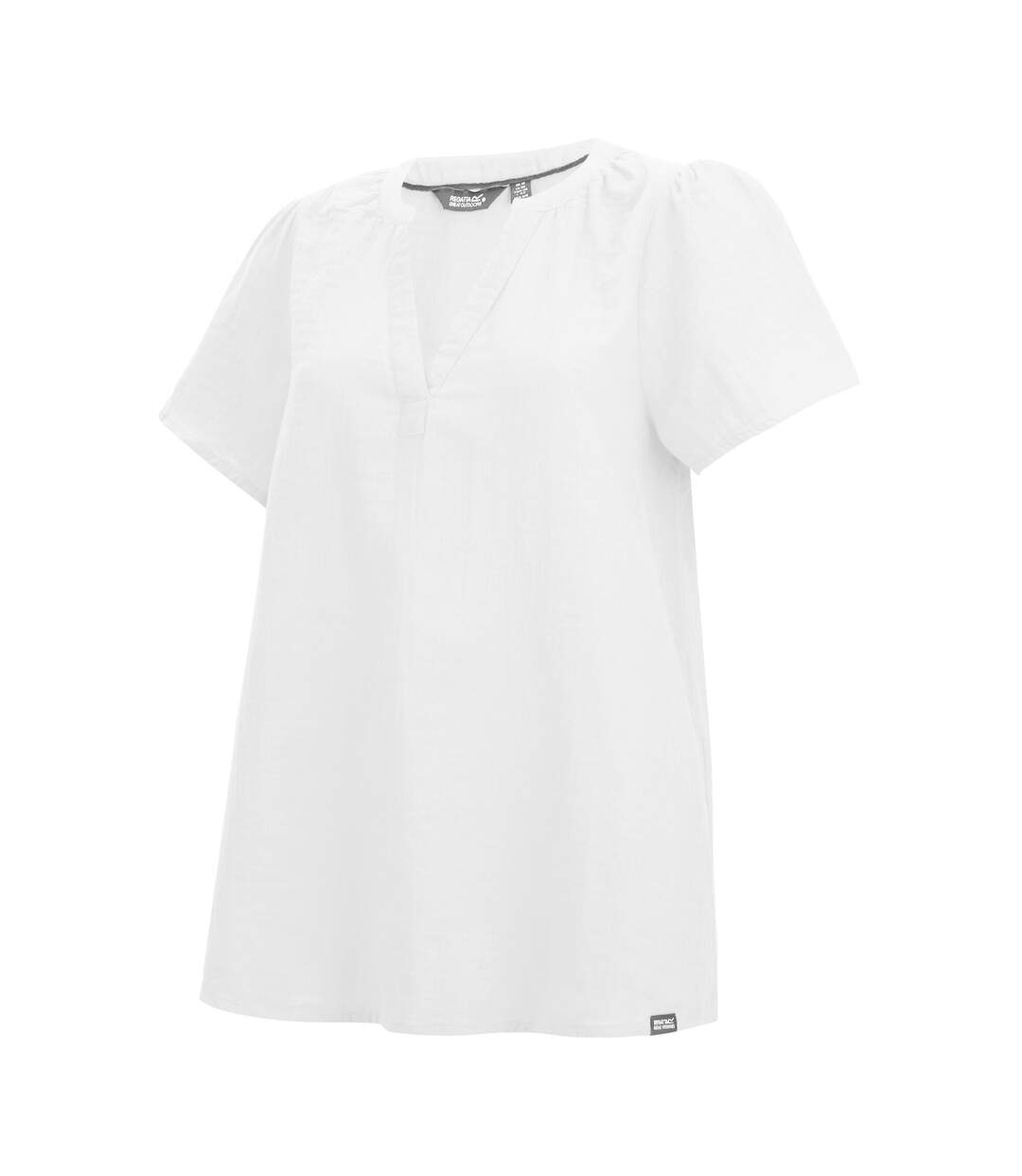 Chemisier Manches Courtes Selen Femme Blanc Regatta-3