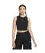 Womens/ladies Sleeveless Tank Top Black Nike-1