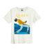 Unisex Adult Freddie Mercury Triangle Queen T-shirt Vintage White Amplified-1