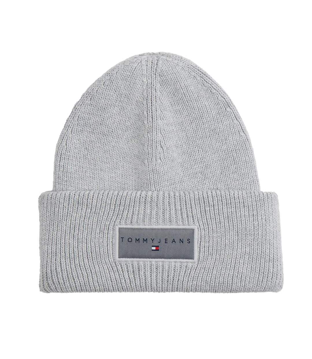 Bonnet gris homme tommy hilfiger linear beanie-1