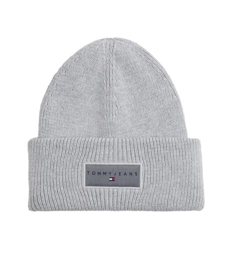 Bonnet gris homme tommy hilfiger linear beanie
