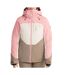 Veste de ski rose/taupe/blanc femme o'neill carbonite-1