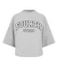 Womens/ladies Studio Oversized T-shirt Grey 4th & Reckless-2