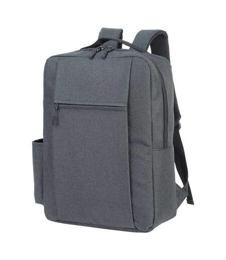 Sembach Basic Laptop Backpack One Size Black Melange Shugon