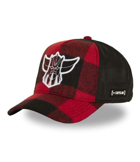 Casquette trucker premium avec filet et logo brodé Goldorak Head Capslab