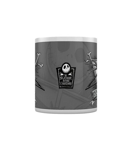 Nightmare Before Christmas Misfit Love Mug (White/Gray) (One Size) - UTPM1821
