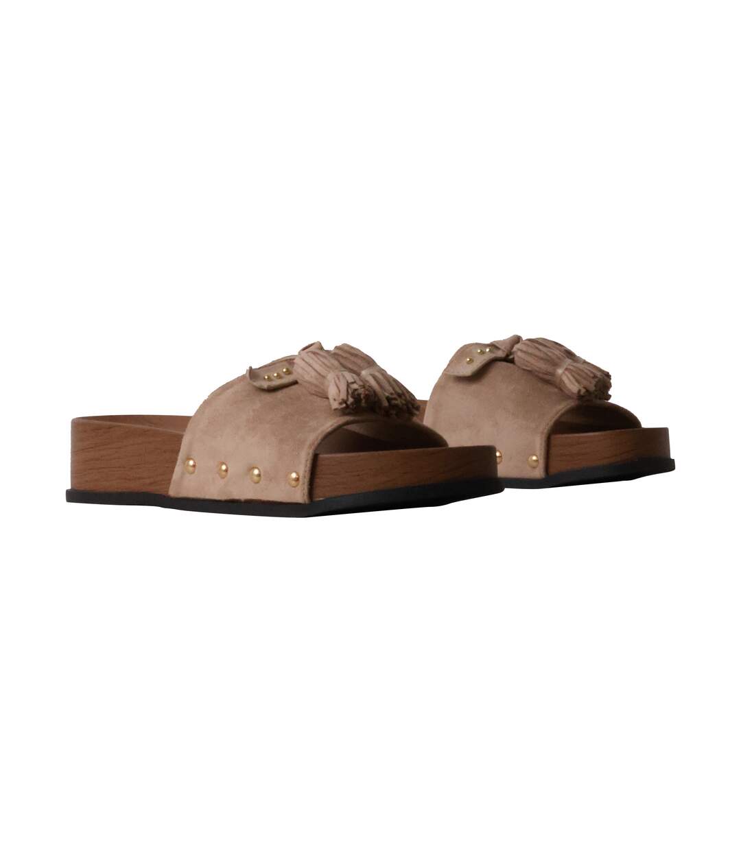 Mules Compensées à Enfiler Stephan Paris-3