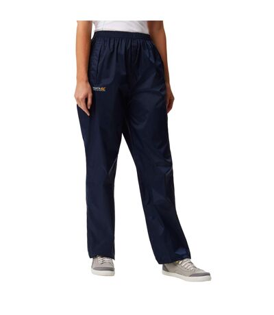 Regatta Great Outdoors Womens/Ladies Adventure Tech Pack It Waterproof Pants (Midnight) - UTRG1170