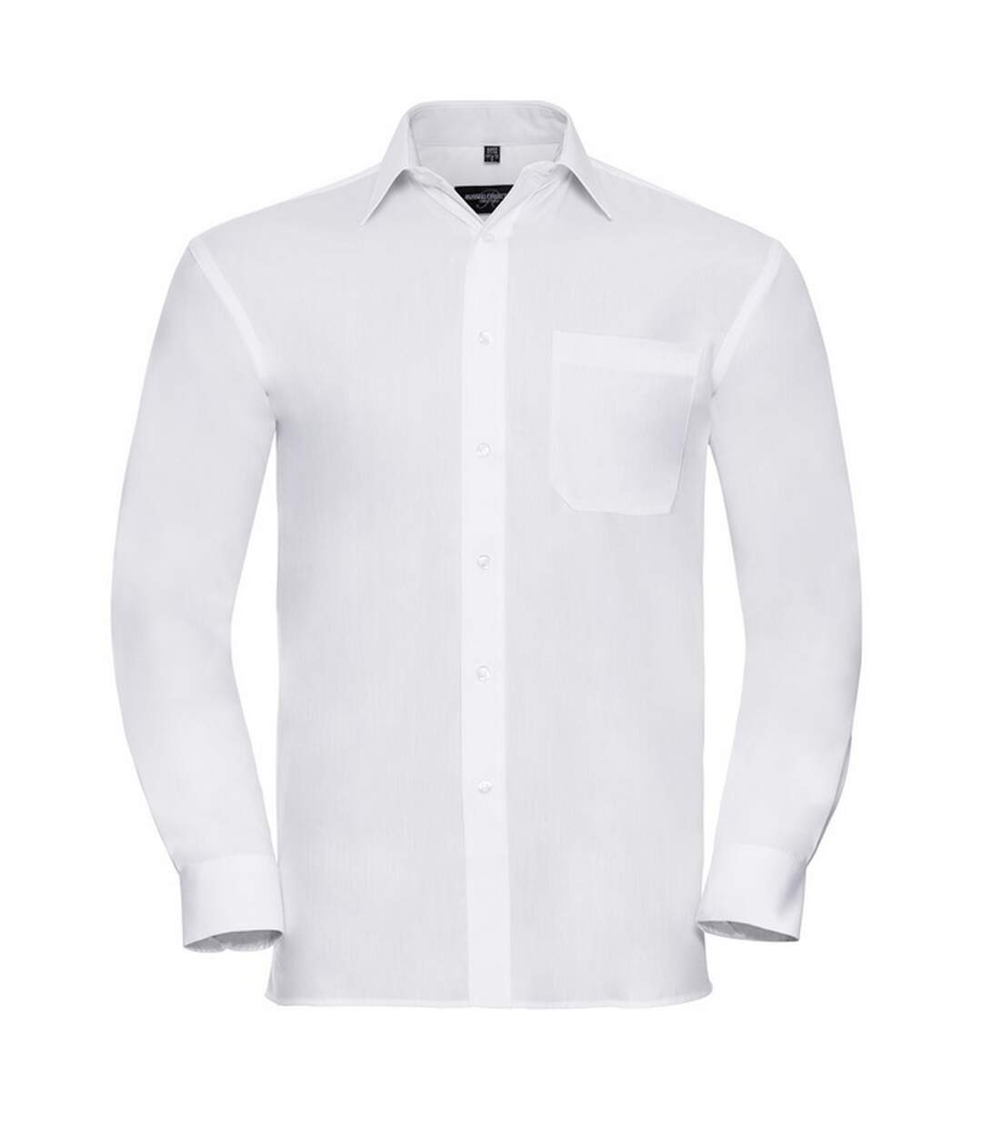 Chemise Manches Longues Homme Blanc Russell Collection-1