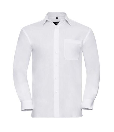 Chemise Manches Longues Homme Blanc Russell Collection