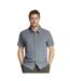Mens go walk air short-sleeved shirt black/charcoal Skechers-1