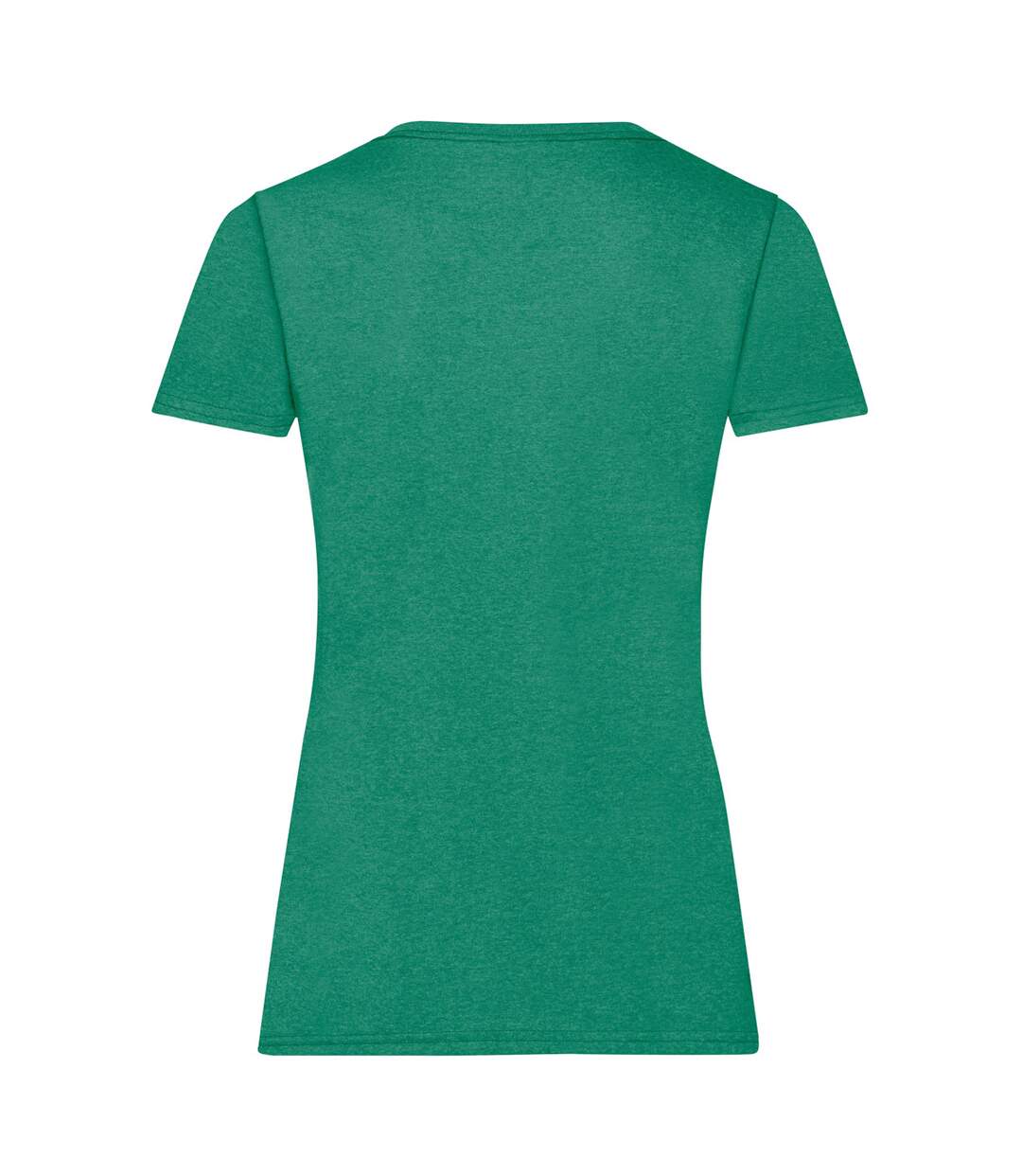 T-shirts manches courtes femmes vert chiné Fruit of the Loom