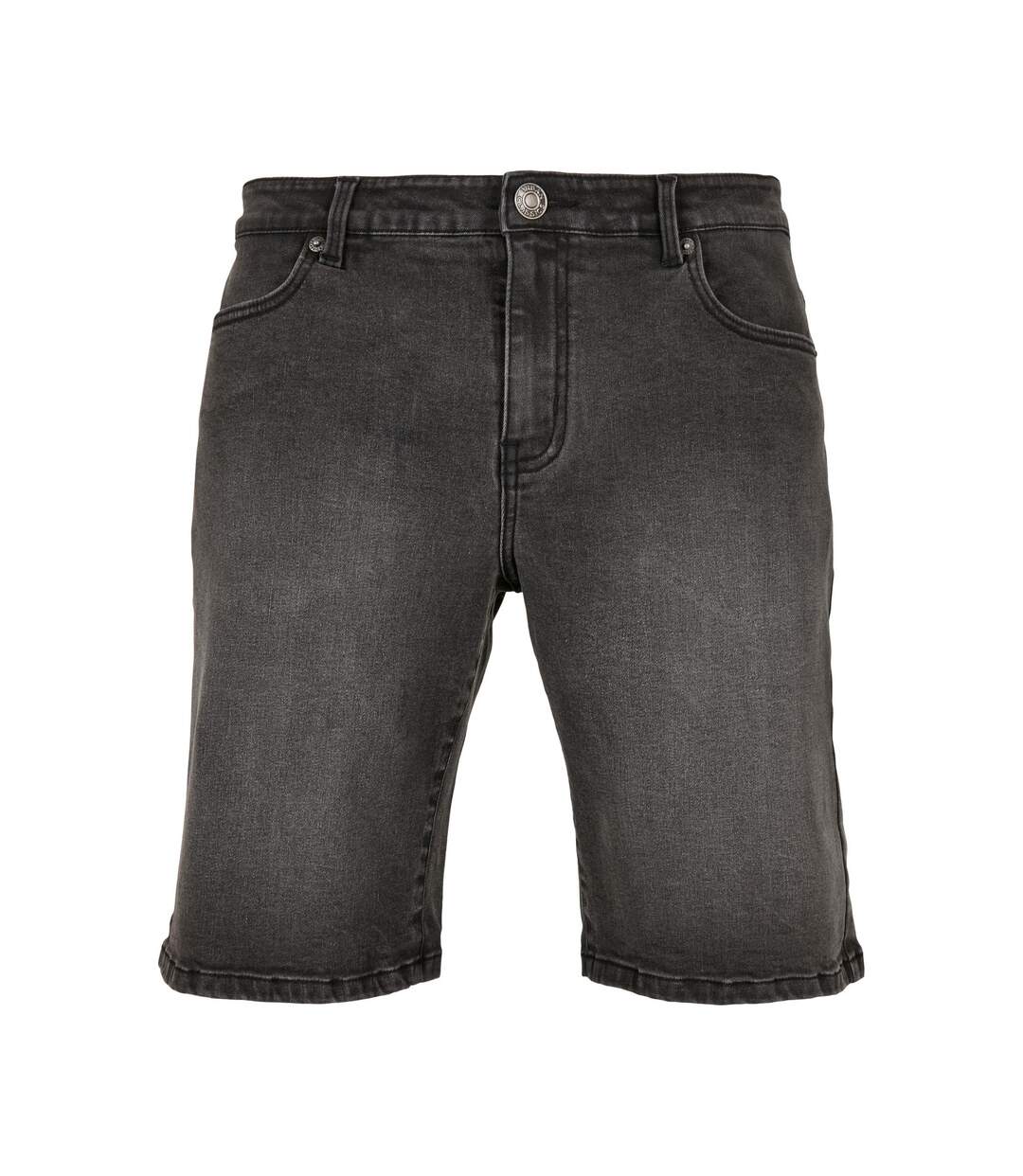 Short En Jean Homme Noir Délavé Urban Classics-1