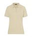 Polo Classic Femme Beige Gris James And Nicholson-1