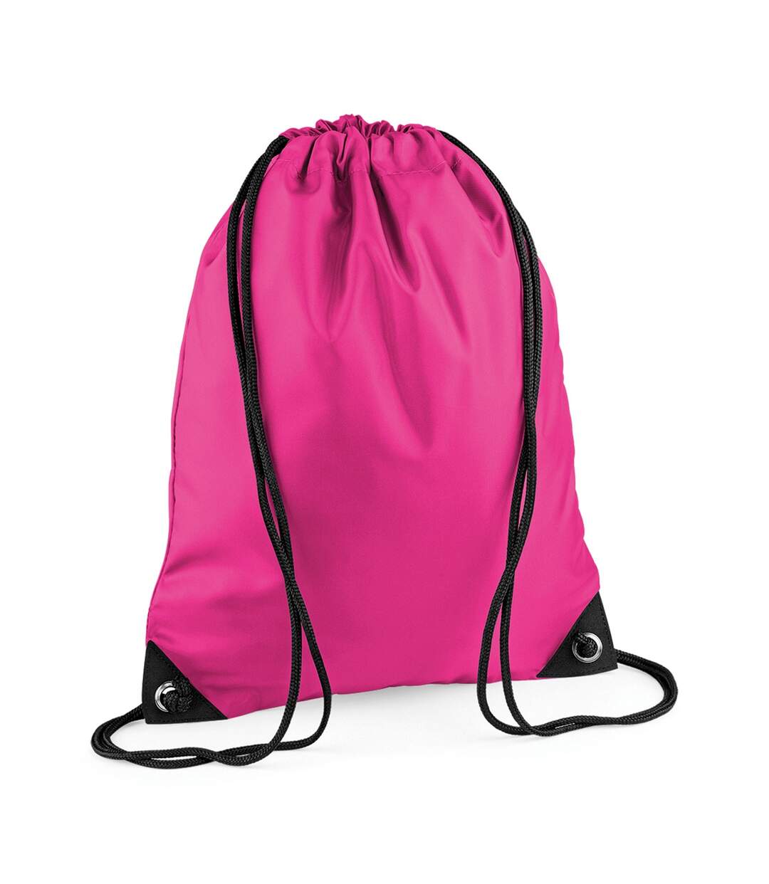Premium Drawstring Bag One Size Fuchsia Bagbase-1