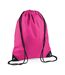 Premium Drawstring Bag One Size Fuchsia Bagbase-1