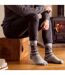 3 Pairs Mens Thin Lightweight Thermal Dress Socks for Winter-4