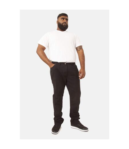 D555 Mens Rockford Kingsize Comfort Fit Jeans (Black) - UTDC160