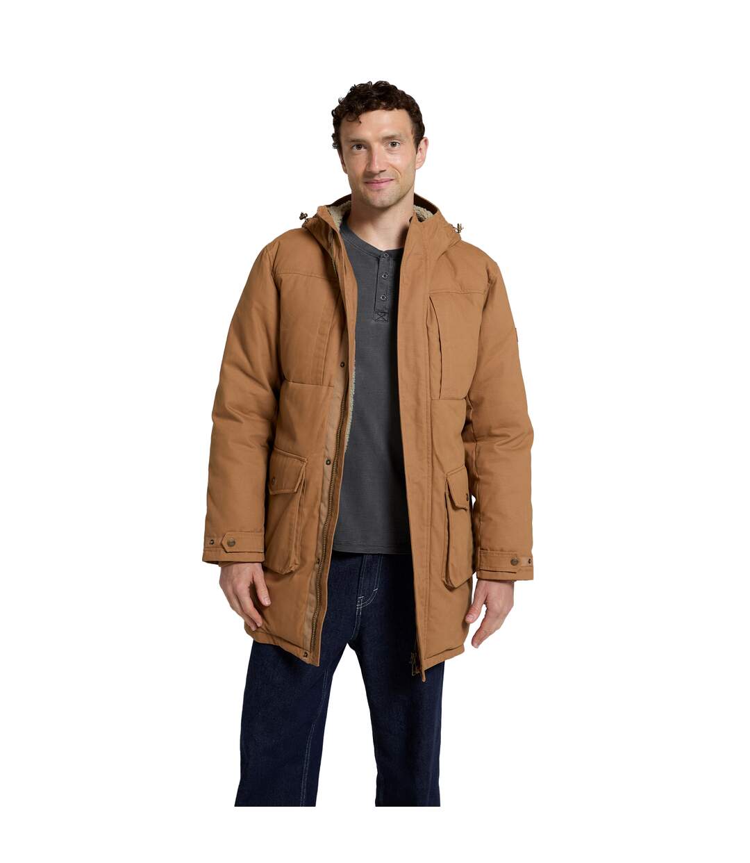 Parka Fistral Homme Brun Clair Animal-1