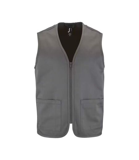 Veste Sans Manches Wallace Adulte Gris Charbon SOLS