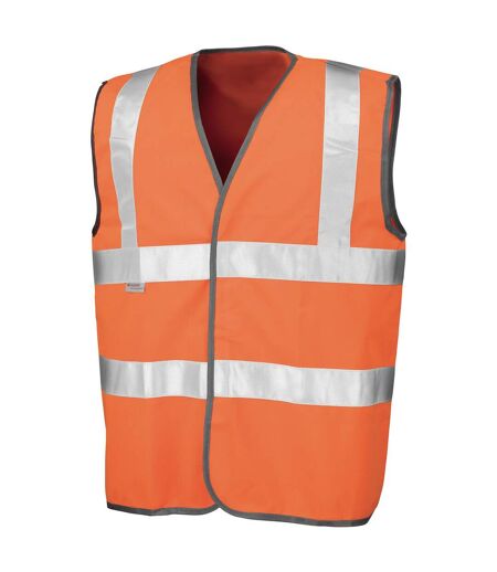 SAFE-GUARD by Result Mens Safety Hi-Vis Vest (Fluorescent Orange) - UTRW10105