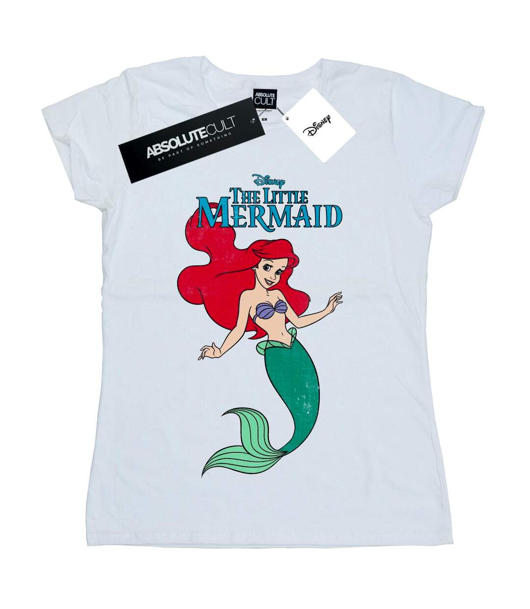 Disney - T-shirt THE LITTLE MERMAID LINE ARIEL - Femme (Blanc) - UTBI15892-1