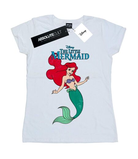 Disney - T-shirt THE LITTLE MERMAID LINE ARIEL - Femme (Blanc) - UTBI15892