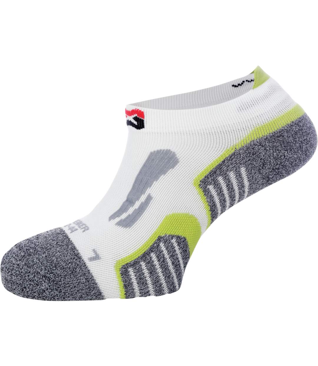 Chaussettes sneakers de travail Würth MODYF blanches/vertes