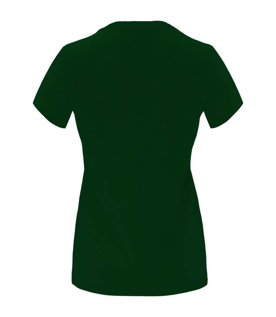 Womens/ladies capri short-sleeved t-shirt bottle green Roly-2