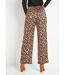 Pantalon fluide élastiqué motif léopard-2