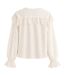 Blouse Motif/style Broderie Florale Femme Blanc Cath Kidston-2