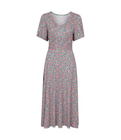 Womens/ladies como floral dress coral Mountain Warehouse