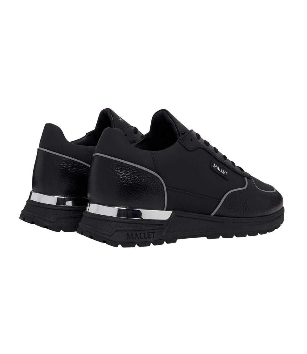 Baskets Popham Lite Homme Noir Mallet-2