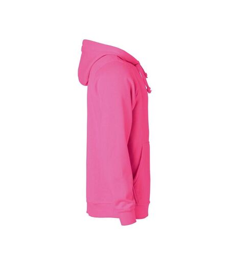 Unisex Adult Basic Hoodie Bright Cerise Clique