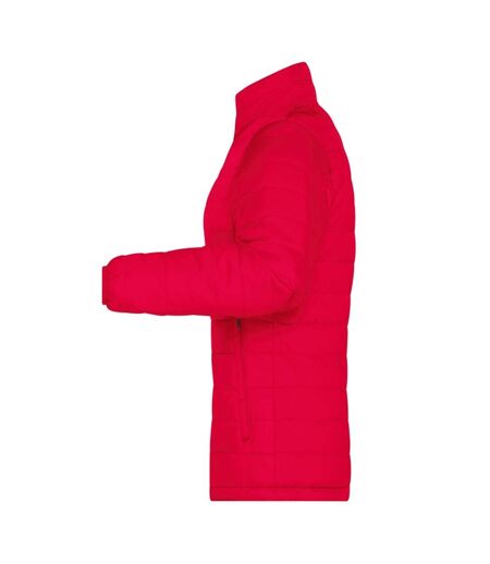 Doudoune Matelassée Femme Rouge James And Nicholson