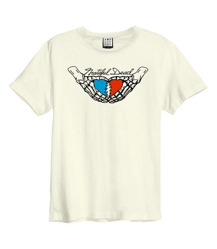 Amplified - T-shirt HEART SHAPED - Adulte (Blanc) - UTGD746
