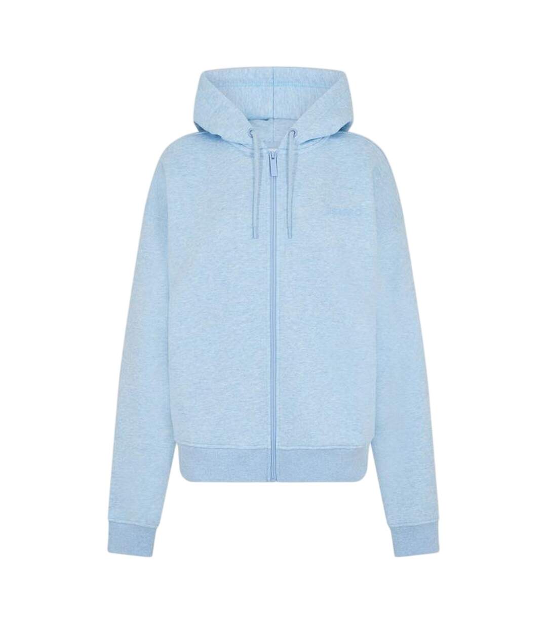 Veste À Capuche Femme Bleu Chiné USA-3